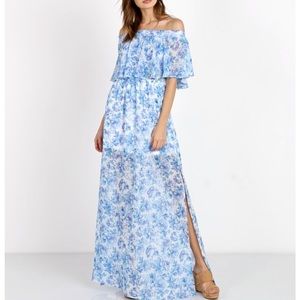 Show Me Your MUMU Hacienda off the shoulder dress - size L